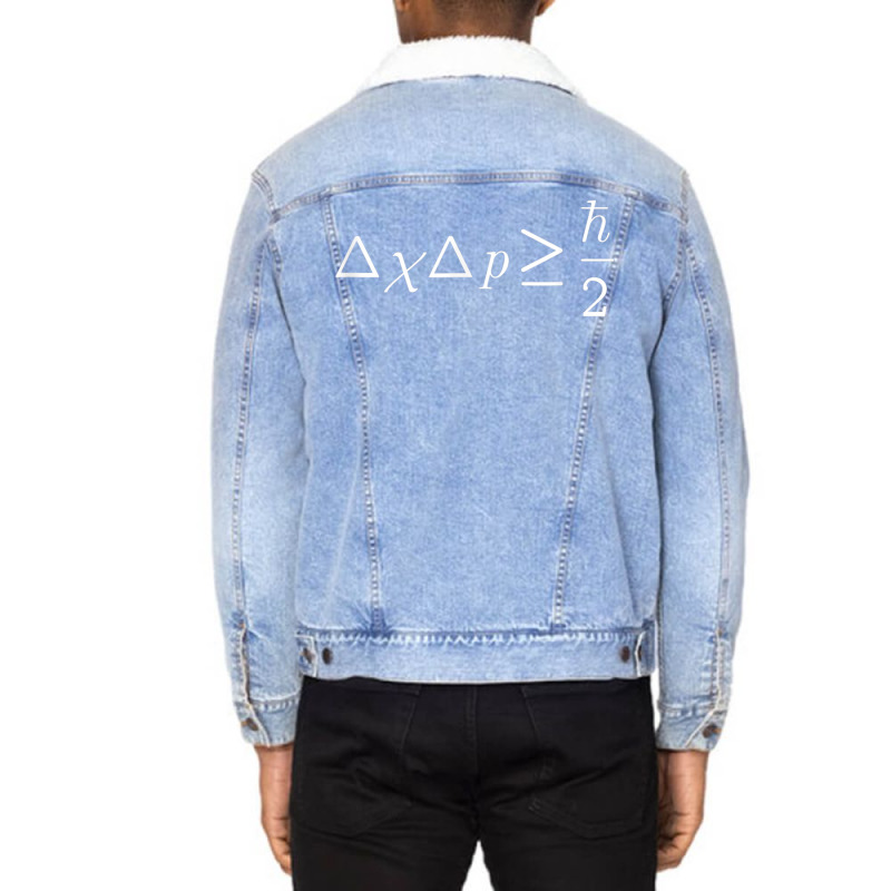 Quantum Mechanics Uncertainty Principle Physics Unisex Sherpa-Lined Denim Jacket by ArlenMadera | Artistshot