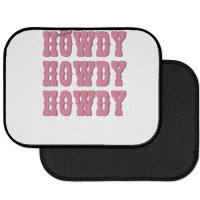 Howdy Rodeo Western Country Southern Rear Car Mat | Artistshot