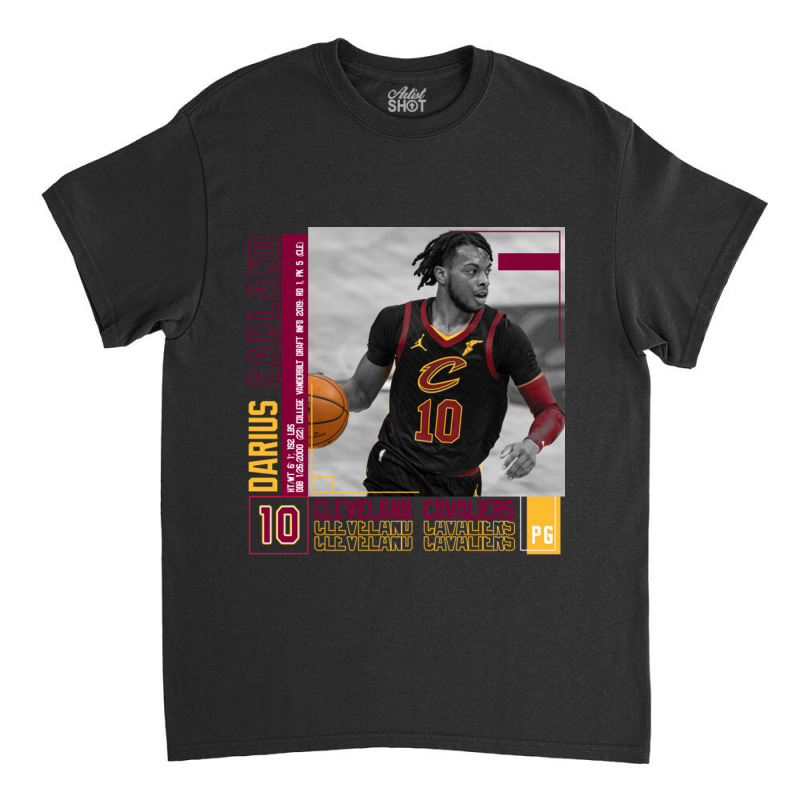 Darius Garland Basketball Edit Poster Cavs Classic T-shirt by JudyRowena | Artistshot