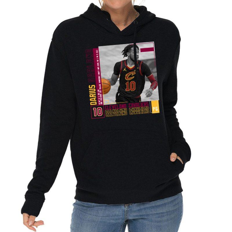 Darius Garland Basketball Edit Poster Cavs Lightweight Hoodie by JudyRowena | Artistshot