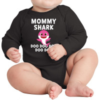 Pinkfong Mommy Shark Official Sweatshirt Long Sleeve Baby Bodysuit | Artistshot