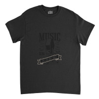 Music Is Live Classic T-shirt | Artistshot