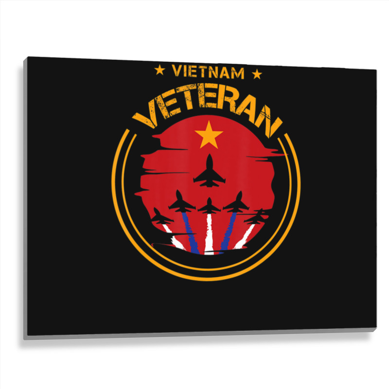 Mens Vietnam Veteran War Vet Soldier American Metal Print Horizontal | Artistshot