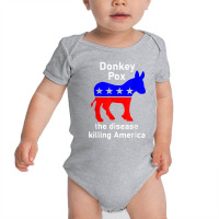 Donkey Pox Donkey Political Funny Satire Baby Bodysuit | Artistshot