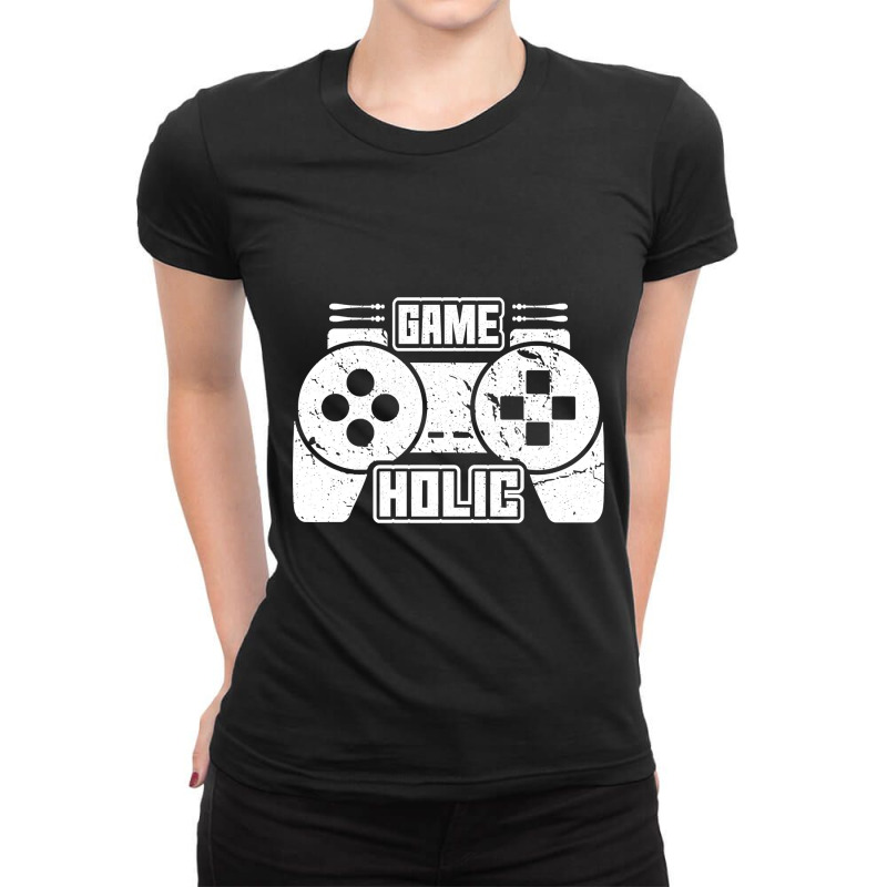 Game Holic Controller Do Not Disturb Ladies Fitted T-Shirt by Beers Pulido | Artistshot