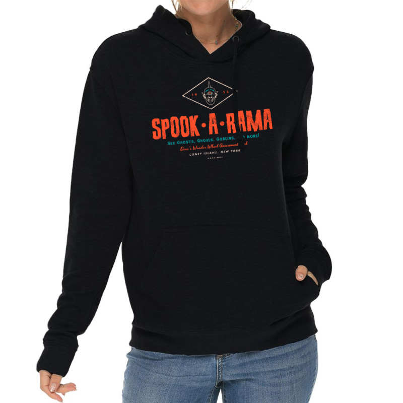 Spook A Rama Coney Island New York Lightweight Hoodie by CaridadAlstott | Artistshot