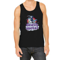 Death Metal' - The Grim Reaper Riding A Unicorn In Front Of A Rainbow  Tank Top | Artistshot