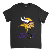 Skol Nordic Vikings Warrior Helmet Horn Classic T-shirt | Artistshot