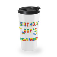 Building Block Brother Of The Birthday Boy Colorful Travel Mug | Artistshot