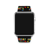 Building Block Brother Of The Birthday Boy Colorful Apple Watch Band | Artistshot