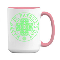 St Patricks Day T  Shirt Happy St Patricks Day 15 Oz Coffee Mug | Artistshot