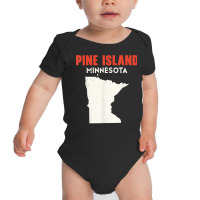 Pine Island Minnesota Usa State America Travel Minnesotan T Shirt Baby Bodysuit | Artistshot