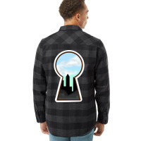 Keyhole Silhouette Flannel Shirt | Artistshot