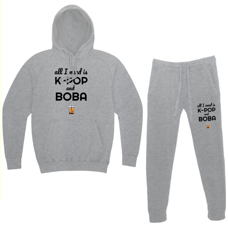 All I Need Is K Pop And Boba Bubble Tea Funny Hoodie & Jogger Set | Artistshot