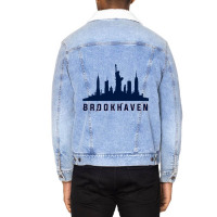 Brookhaven Long Island New York Unisex Sherpa-lined Denim Jacket | Artistshot