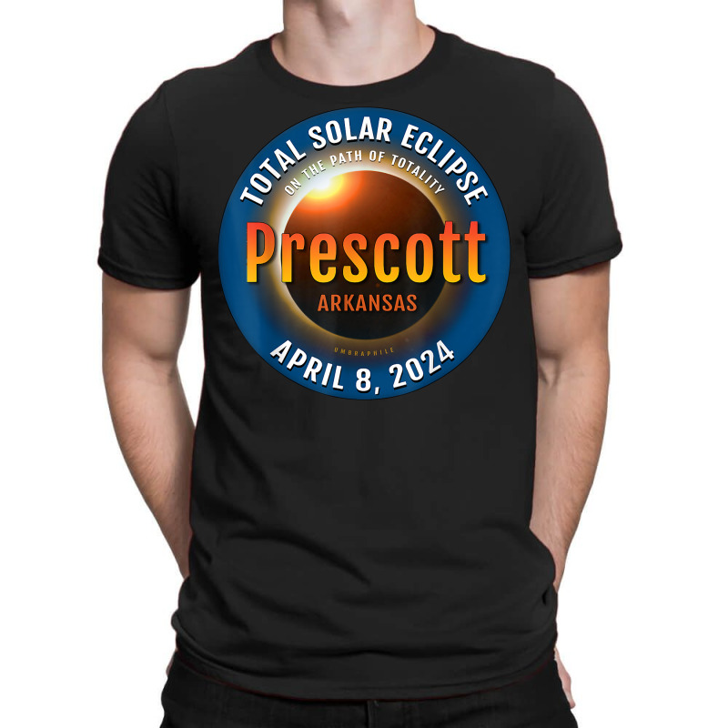 Prescott Arkansas Ar Total Solar Eclipse 2024  3  T Shirt T-Shirt by meritzjla | Artistshot