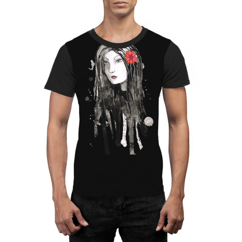 Wild Dripping Girl Graphic T-shirt | Artistshot