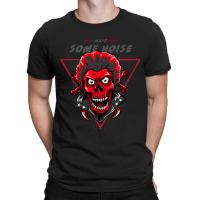 Skeleton Make Some Noise T-shirt | Artistshot