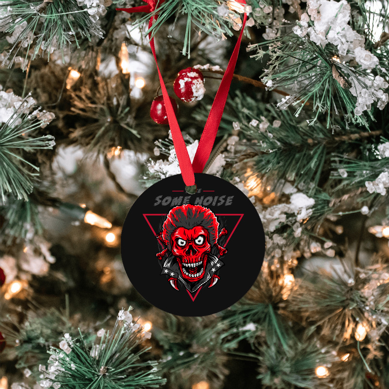 Skeleton Make Some Noise Ornament | Artistshot