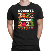 Goodbye 2022 Hello 2023 Happy New Year Christmas Funny T-shirt | Artistshot