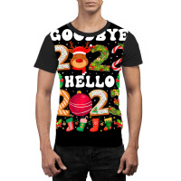 Goodbye 2022 Hello 2023 Happy New Year Christmas Funny Graphic T-shirt | Artistshot