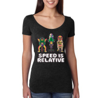 Racer Turtle Snail Sloth Race Women's Triblend Scoop T-shirt | Artistshot