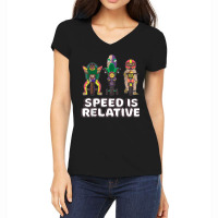 Racer Turtle Snail Sloth Race Women's V-neck T-shirt | Artistshot