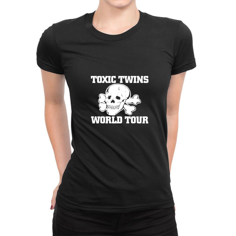 Toxic Twins World Tour Ladies Fitted T-Shirt by SandraWarren | Artistshot