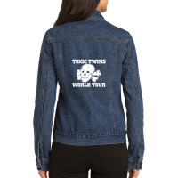 Toxic Twins World Tour Ladies Denim Jacket | Artistshot