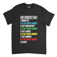 Gamer Graphic Novelty List Chores Daily Tees And More Classic T-shirt | Artistshot