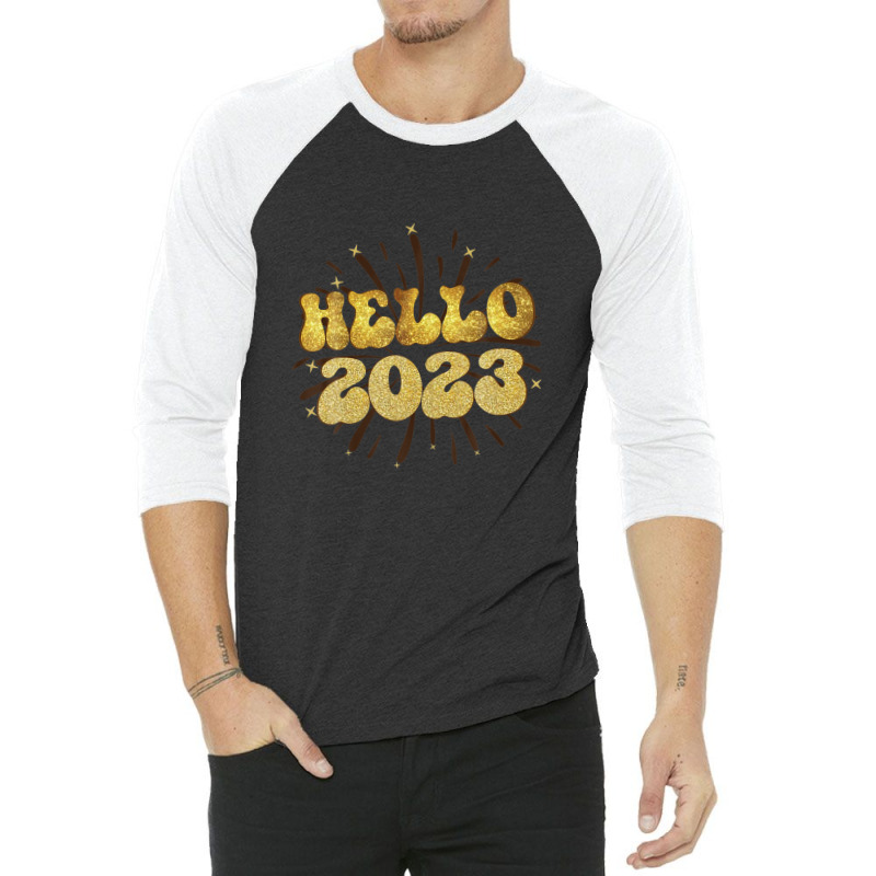 Goodbye 2022 Hello 2023 Happy New Year Funny Christmas Xmas 3/4 Sleeve Shirt | Artistshot