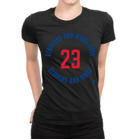 Strippers And Wings Over Clippers And Rings Ladies Fitted T-shirt | Artistshot