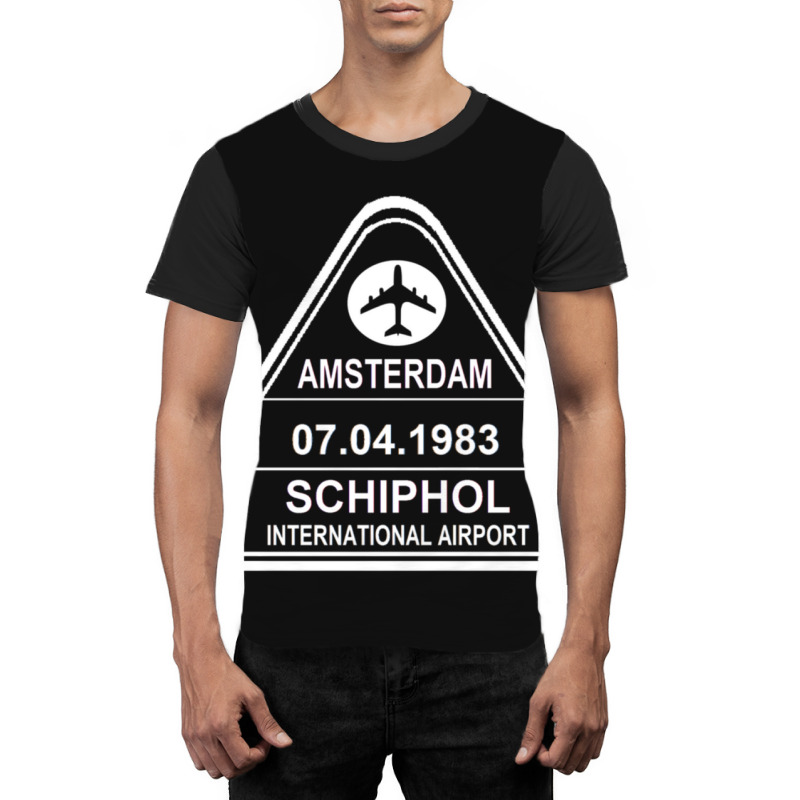 Passport Stamp Amsterdam 4 Graphic T-shirt | Artistshot