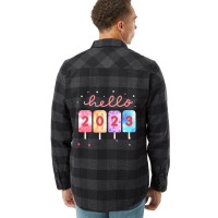 Goodbye 2022 Hello 2023 Happy New Year Funny Popsicle Xmas Flannel Shirt | Artistshot