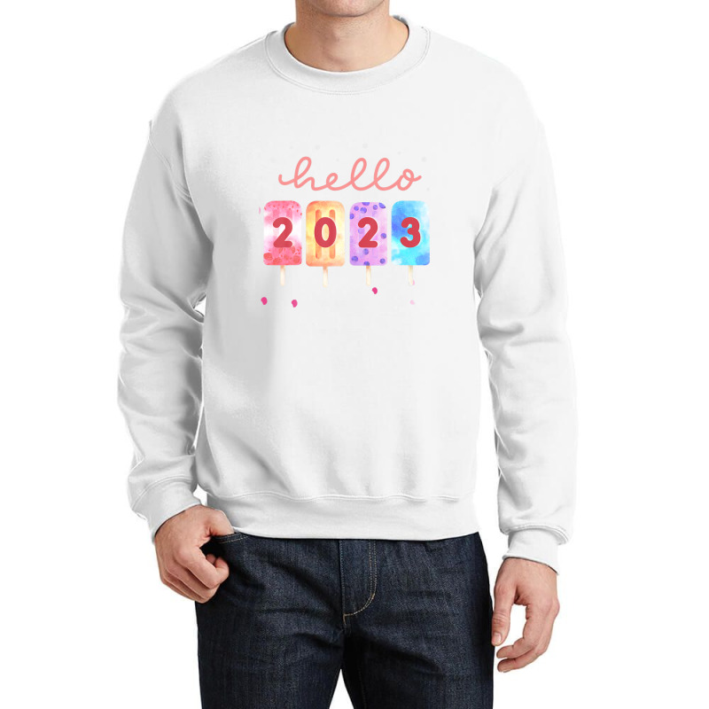 Goodbye 2022 Hello 2023 Happy New Year Funny Popsicle Xmas Crewneck Sweatshirt | Artistshot