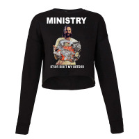 Jesus Built My Hotrod Cropped Sweater | Artistshot