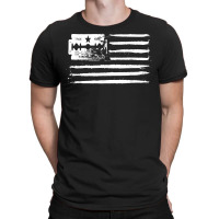 Usa Flag - Lines Of Coke (cocaine) And Razor Blade T-shirt | Artistshot