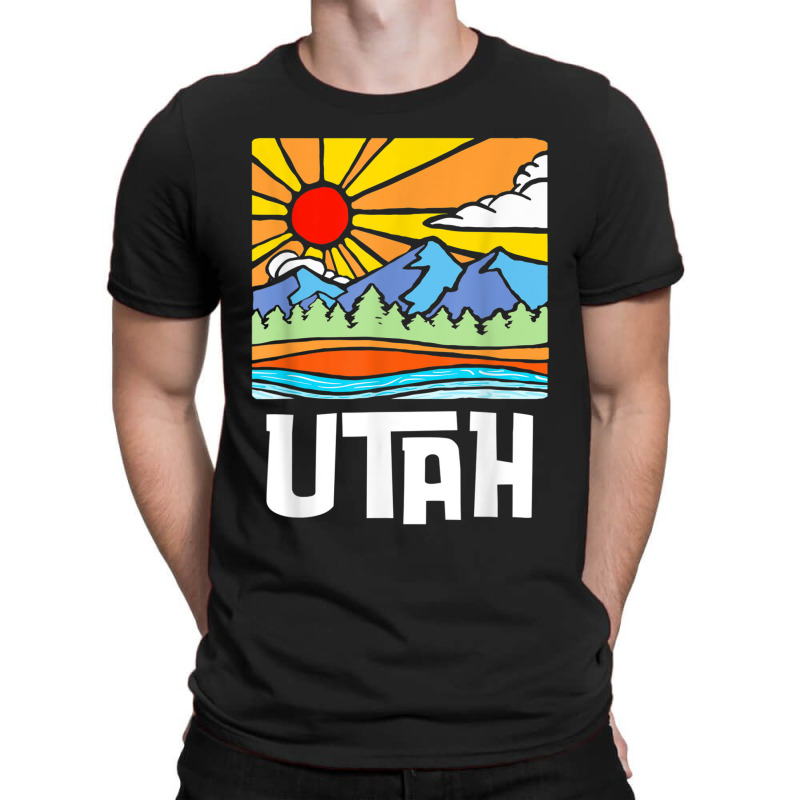 Utah Artistic Nature & Mountains Vintage Graphic T-shirt | Artistshot