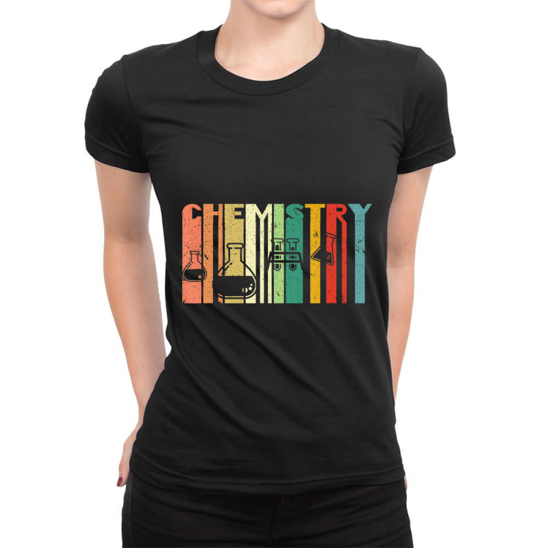 Chemistry Funny Science Student Chemist Humor Ladies Fitted T-Shirt by degreesgunner | Artistshot