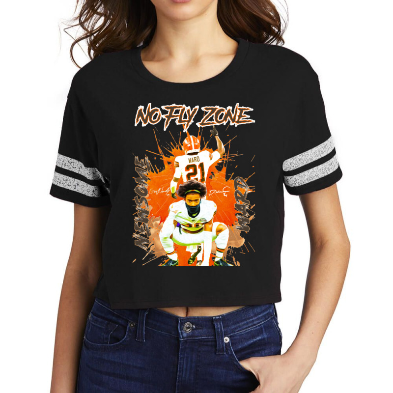 No Fly Zone Scorecard Crop Tee by SheilaAntoinette | Artistshot