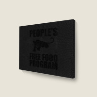 People's Free Food Program Landscape Canvas Print | Artistshot