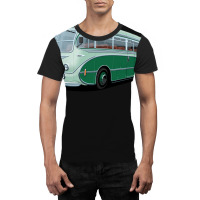 1952 Aec Regal Coach In Light And Dark Green Graphic T-shirt | Artistshot