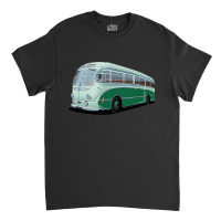 1952 Aec Regal Coach In Light And Dark Green Classic T-shirt | Artistshot