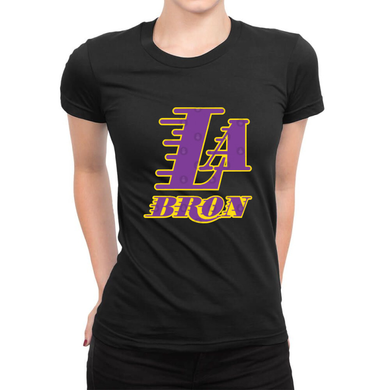 La Bron Laker Vintage Badge Ladies Fitted T-shirt | Artistshot