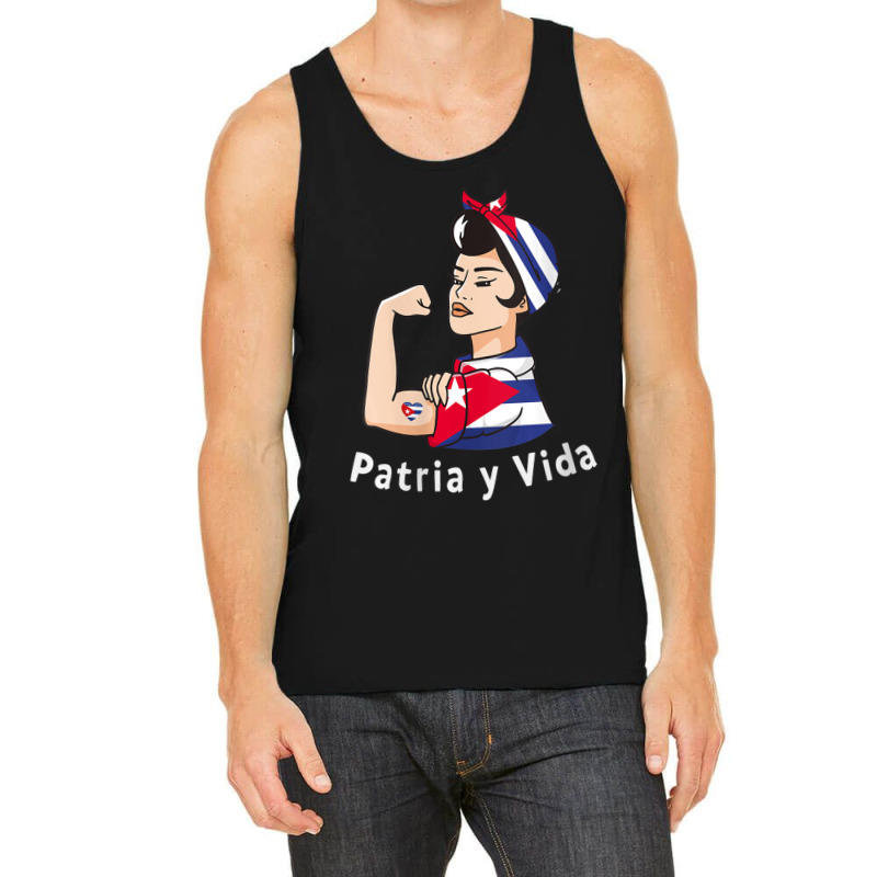 Womens Patriayvida Cuba Flag Bandana Tank Top by fenderbendable | Artistshot