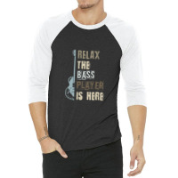 Bass Player Bass Guitar 3/4 Sleeve Shirt | Artistshot