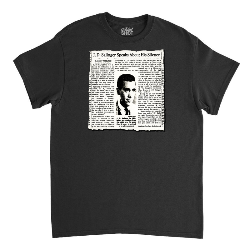 J.d. Salinger Classic T-shirt | Artistshot