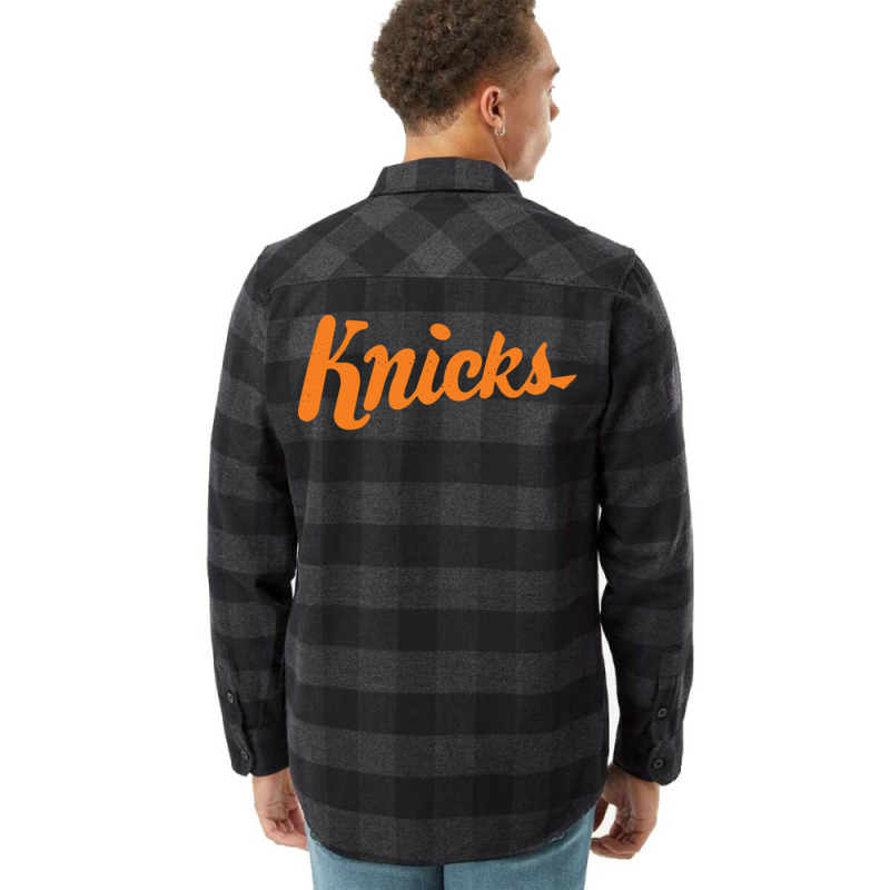 New York Knicks Wordmark Basic Flannel Shirt