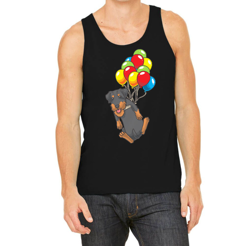 Gift Idea T  Shirt Jagdterrier Dog With Ballons T  Shirt Tank Top | Artistshot