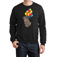 Gift Idea T  Shirt Jagdterrier Dog With Ballons T  Shirt Crewneck Sweatshirt | Artistshot